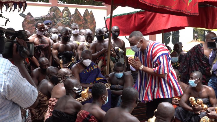 Things you missed when Akufo-Addo Visited Otumfuo Osei Tutu II