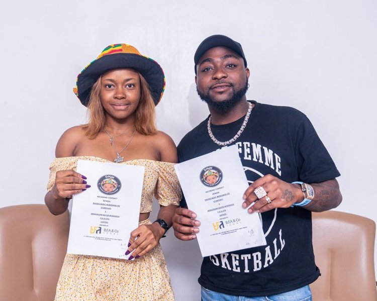 Davido Officially Unveils Liya, Calls Her First Lady Of DMW