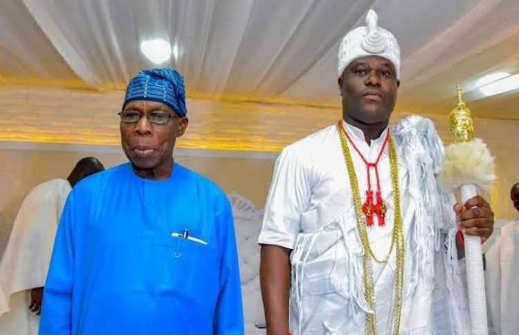 End SARS: Obasanjo Meets With Ooni Of Ife, Urges Youths To Stop The Protests