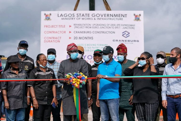 Governor Sanwo-Olu Flags Off Reconstruction Of Ibeju Lekki-Epe Expressway