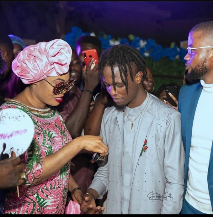 Africa's Richest Woman, Alakija, Davido, Others Stormed Laycon's 27th Birthday Party