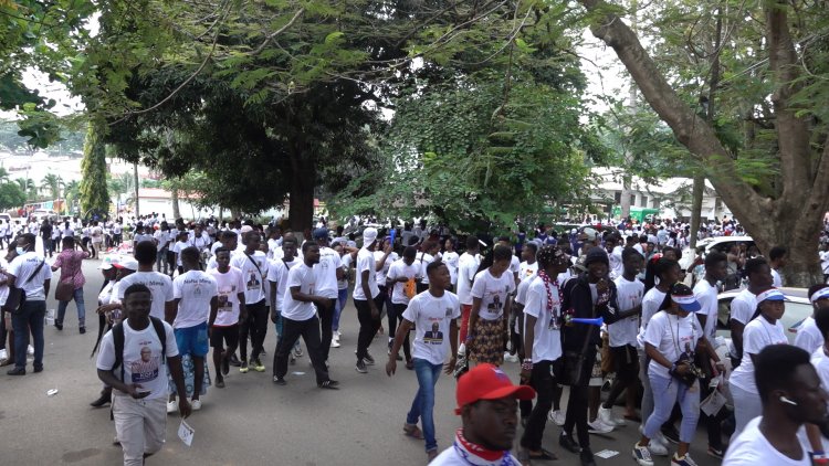 Free SHS beneficiaries embark on Appreciation Walk in Kumasi