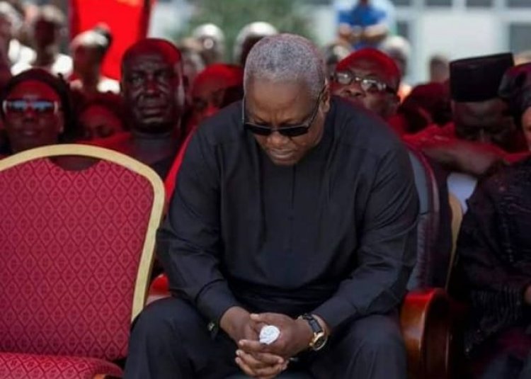 Mahama suspends campaign following Rawlings’ demise [Watch reaction video]