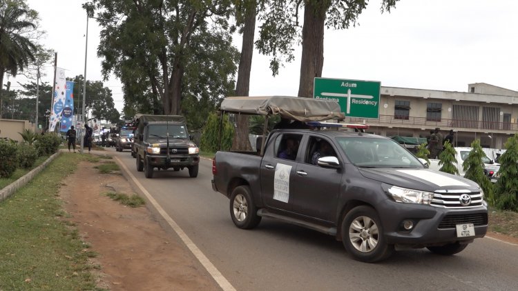 Ashanti Regional Security Service embark on route march ahead of December polls
