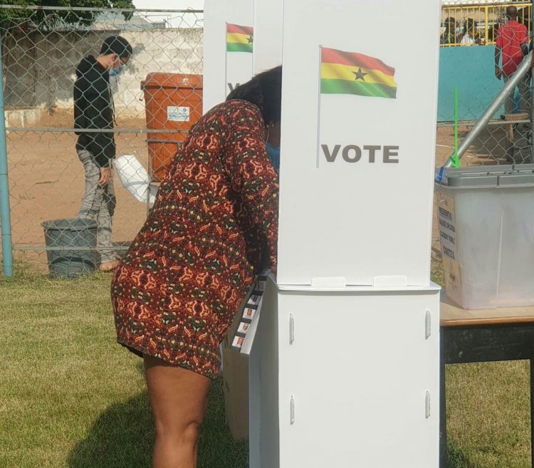 Afia Schwar, Yvonne Okoro, Prince David Osei, have all voted, have you?