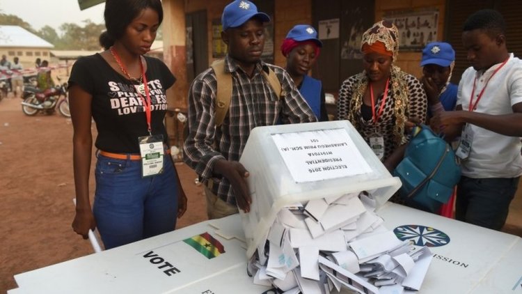 Counting of ballot papers underway across Ghana