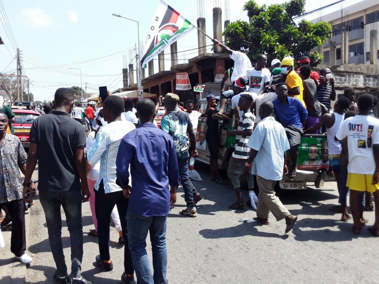 Angry NDC supporters storm Regional EC premises in parts of the country