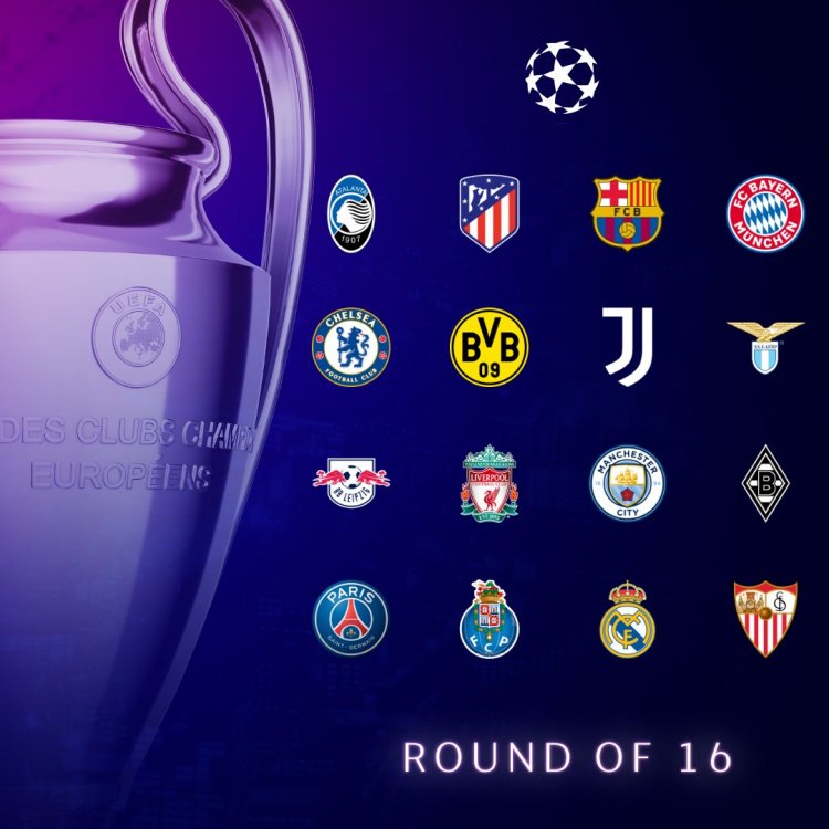 UEFA CL Draw: Liverpool, City and Chelsea awaits opponents in the round of 16