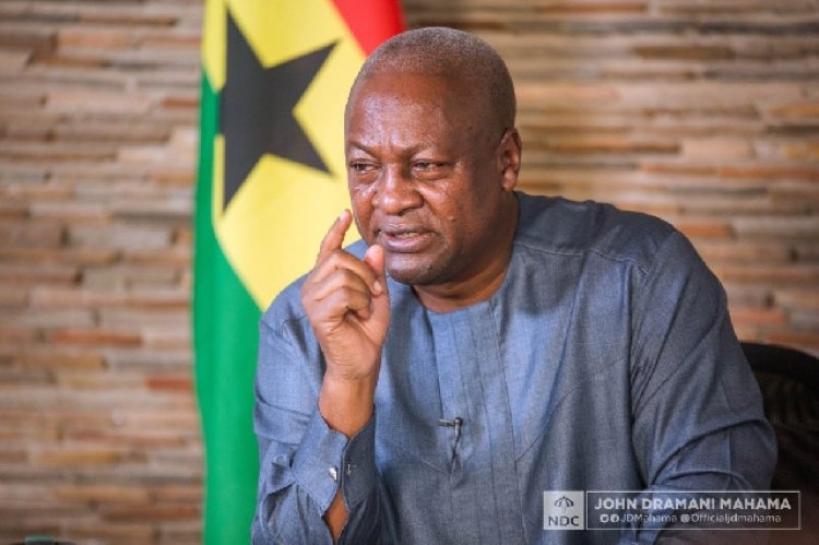 Mahama congratulates Bagbin; calls for probe into military invasion and ballot snatching