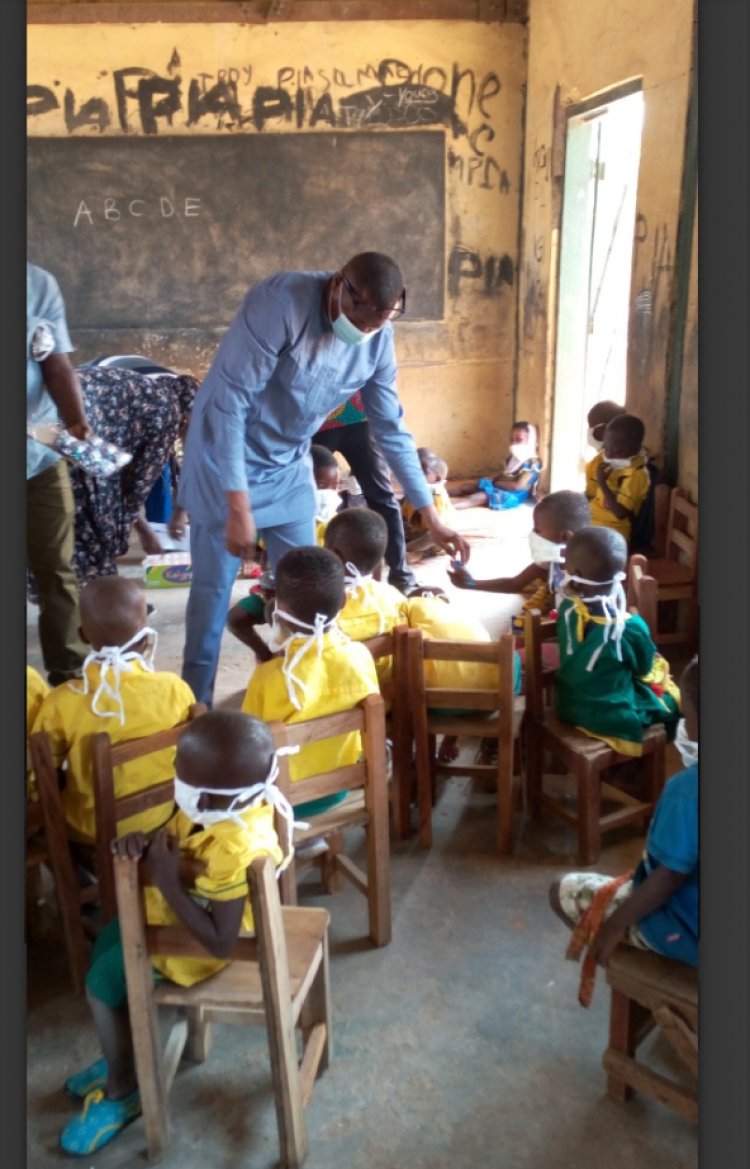 MCE visit school’s upon reopening in the West Gonja Municipality