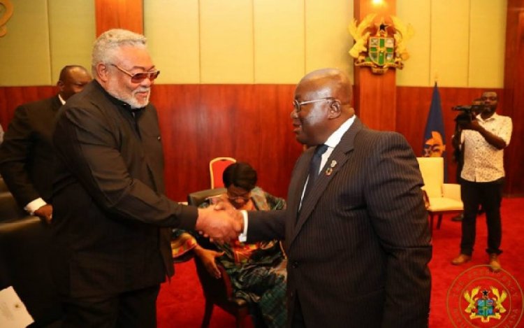 We didn't see eye-to-eye at first but he later helped me with good counsel - Nana Addo eulogizes Rawlings