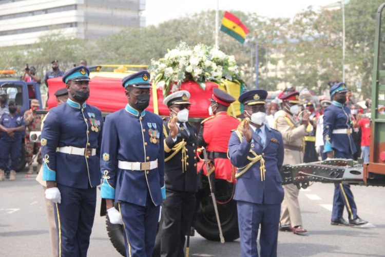 JJ Rawlings will be laid to rest at the Military Cemetery in Accra