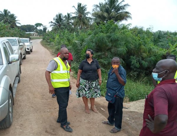 MP for Awutu Senya West begins inspection of infrastructures for improvement