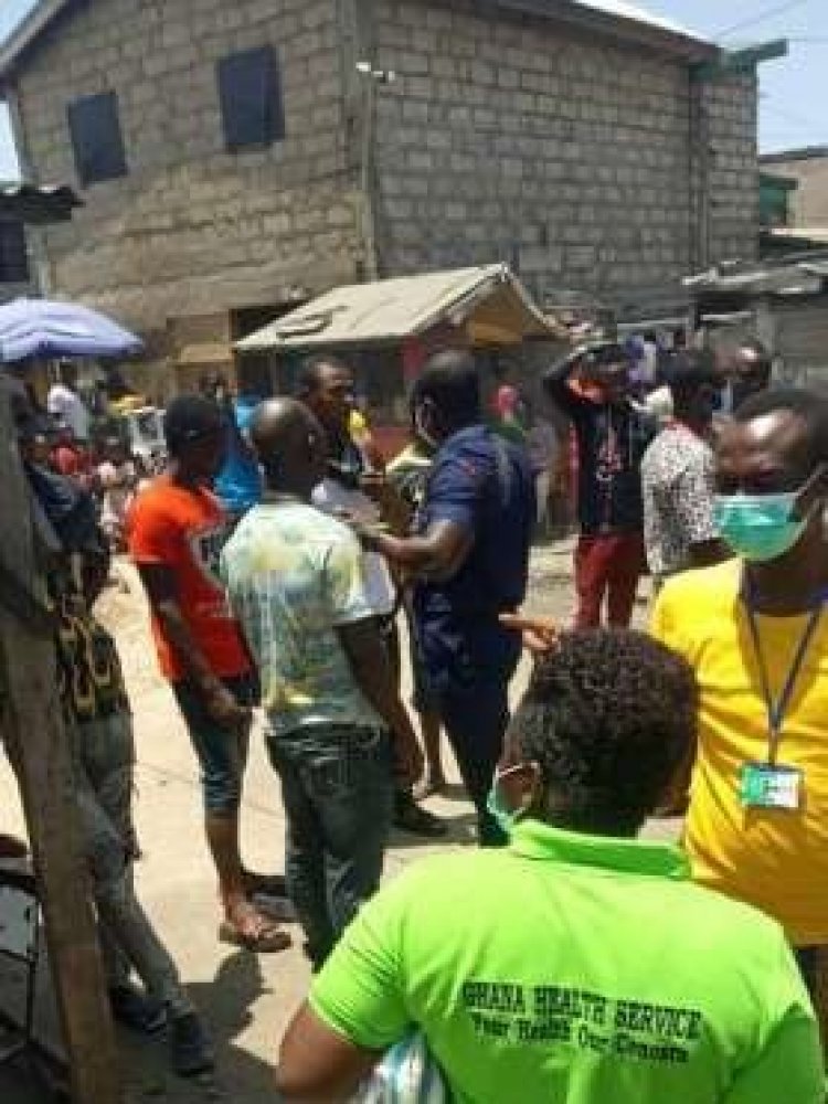 10 arrested in Sunyani for failing to wear nose masks