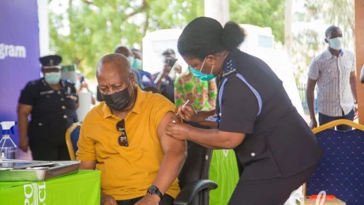 'The COVID-19 vaccines are safe' - Mahama urges Ghanaians to take vaccine