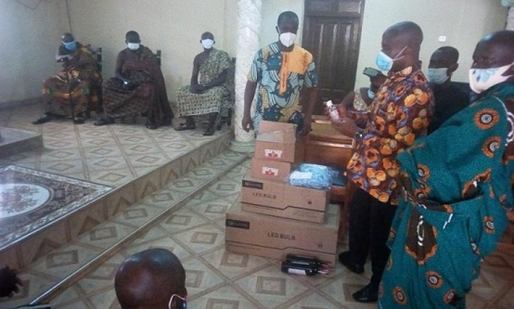 Sunyani Assembly begins distribution of PPEs to residents