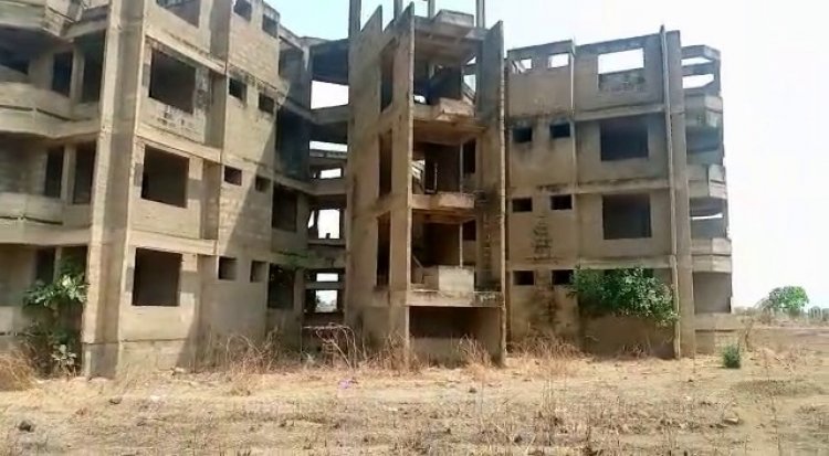 Tamale Affordable housing Project swallowed by weeds after neglect