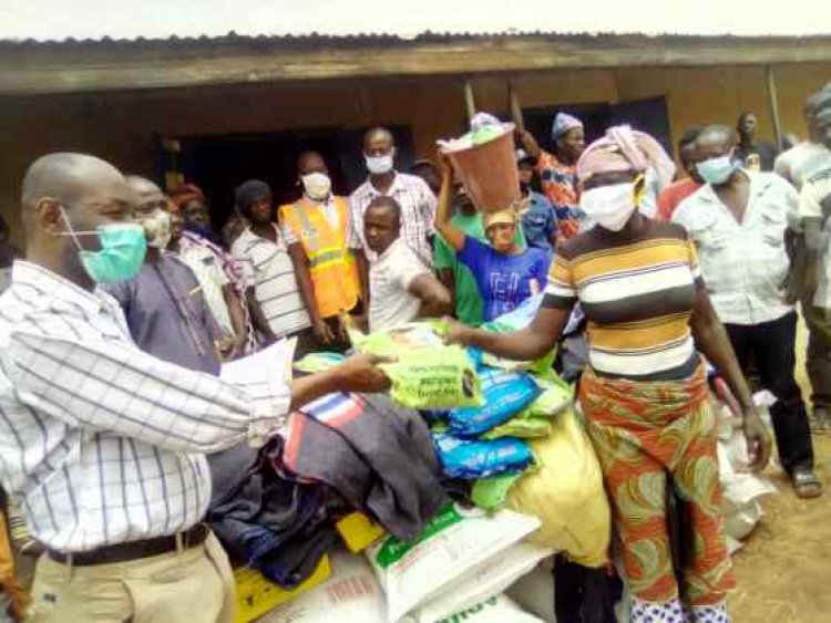 Bagre Dam Spillage Victims Receive relief packages 8 months after disaster