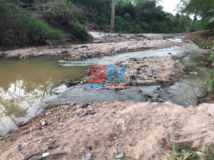Owabi river suffers violence, gradually bowing out of business