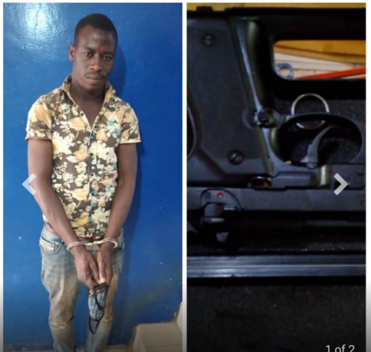 Burkinabe, 25-years nabbed for smuggling weapons into Ghana