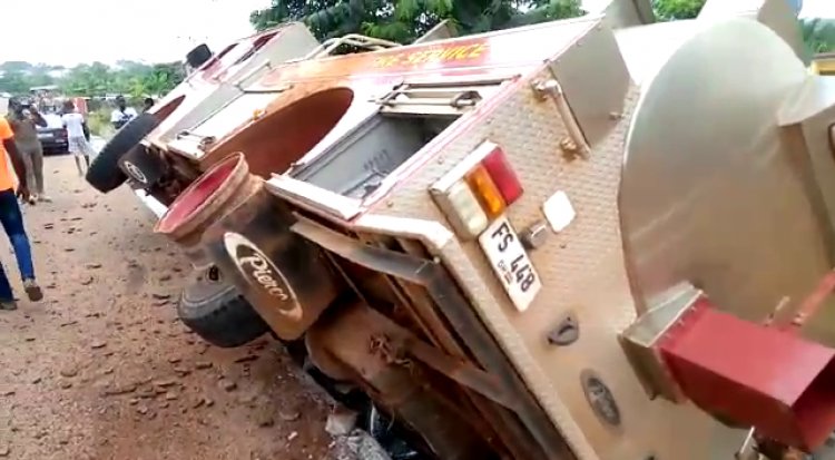 About 5 fire service officers injured in Duayaw Nkwanta Fire Tender accident