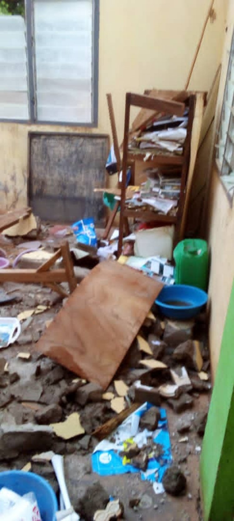 Rain Storm Causes great disaster at Tom in the Nkoranza North District