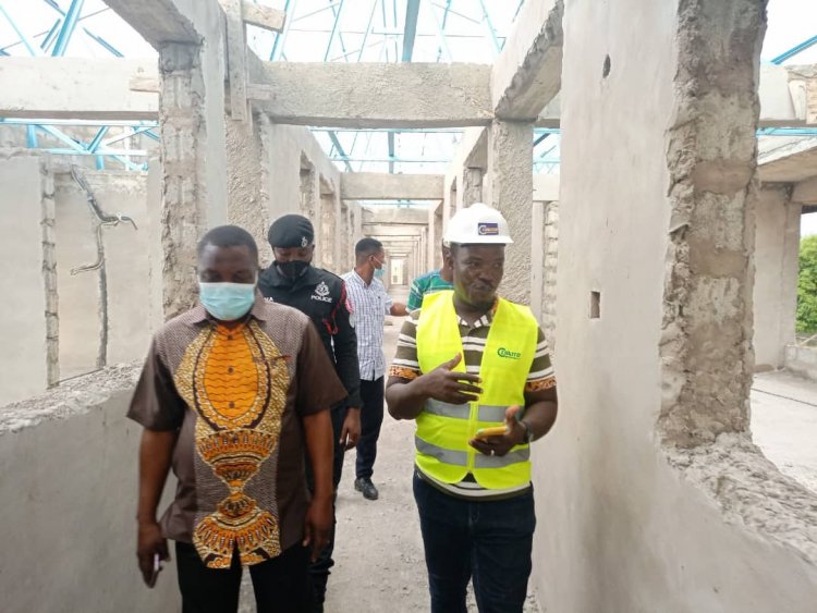 Regional Minister inspects ongoing RCC building