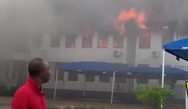 VIDEO: Mampong Technical University  goes up in flames