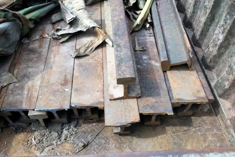 4 criminals grabbed at Twifo Nuamakrom For Stealing Railway Steel