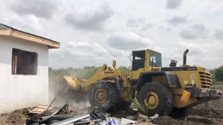 Tema West Assembly begins demolition exercise ahead of raining season