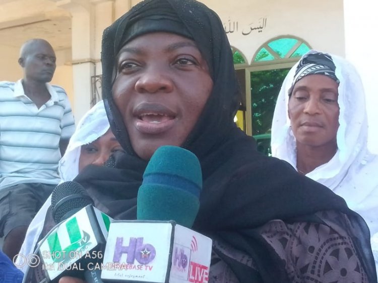 Hon Ophelia Mensah pays a visit to Islamic Women's organization at Mfantseman