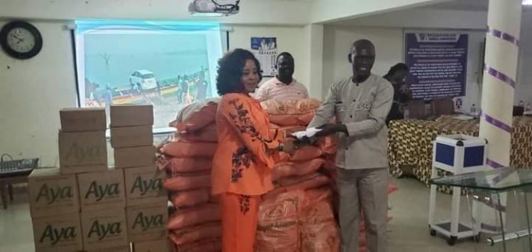 Afram Plains North MP Donates to Private School Teachers In Donkorkrom