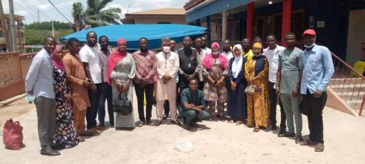 NPP's Alhaji Salim Bamba Meets Muslims Journalists