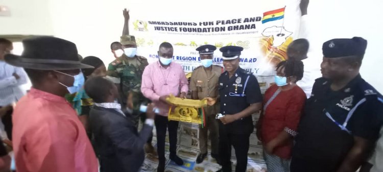 Techiman North DCE Honored For Sustaining Peace In The District