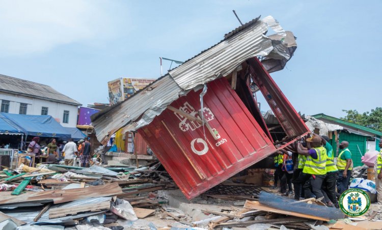 AMA demolishes over 600 shop structures