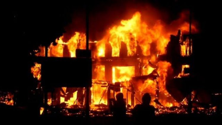 Hoodlums Set INEC Office Ablaze In Abia State