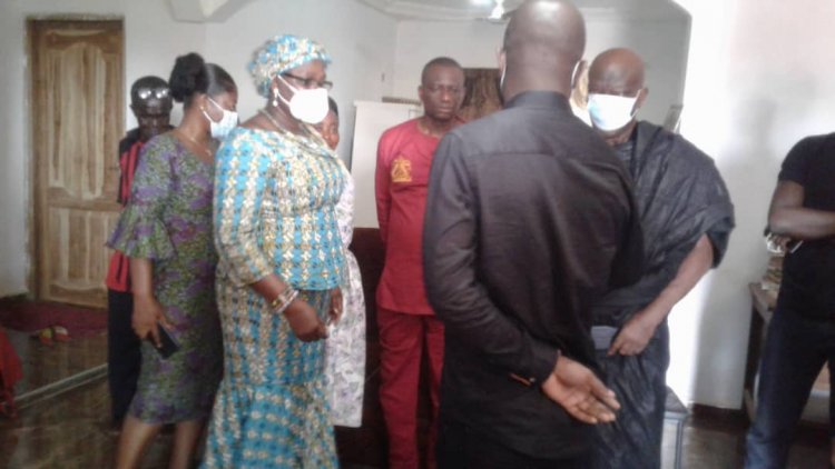 Alleged student's suicide; Bono regional minister, Abronye dc visits victims family