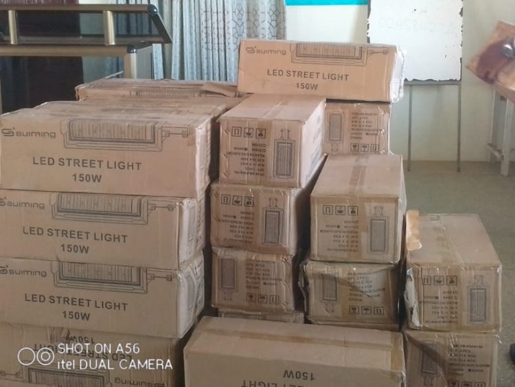 Gomoa West MP donates 200 street Light Bulbs to 53 Assembly members