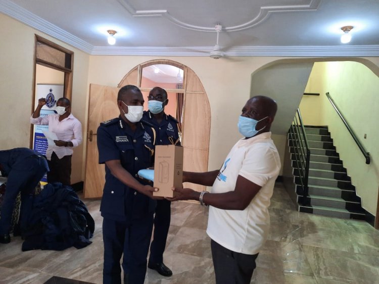 Obeng Prime Donates To Holy Family And Police Command