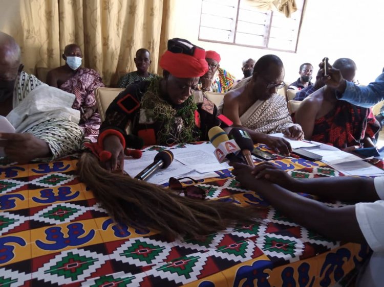 Gomoa Akyempim Traditional Area: Nana Obirifo Ahunuako Ahor Ankobea faces chieftaincy destoolment situation
