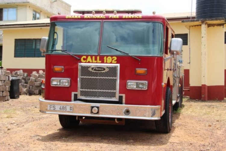 Broken Fire Service Water tender fixed after attending to fire scenes with Okada