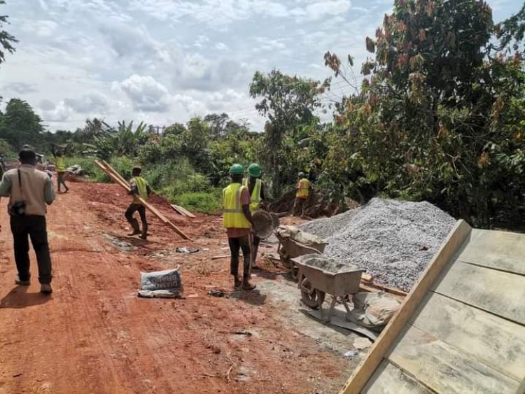 Ahafo Regional Minister inspects all roads under construction in the Region