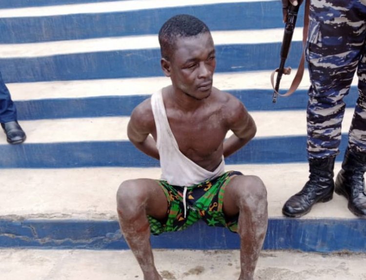 Notorious armed robber beaten to pulp at Assin Fosu