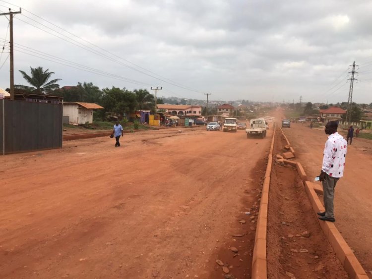 Atwima Takyiman residents bare teeth at the government over poor road