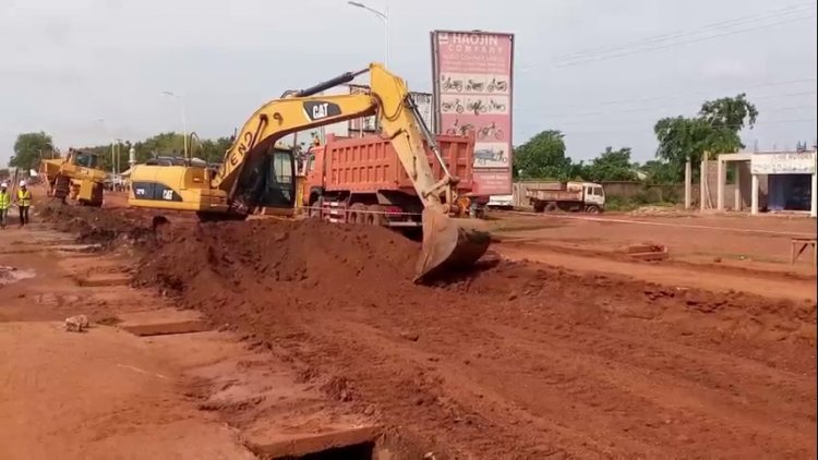 Construction work has begun at the Tamale industrial area road