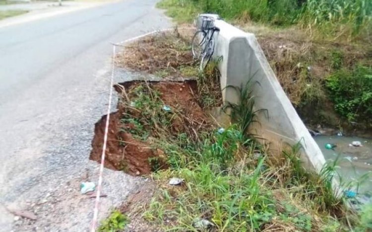 10-Month-old Bridge constructed in Koforidua being Washed Away By Erosion 