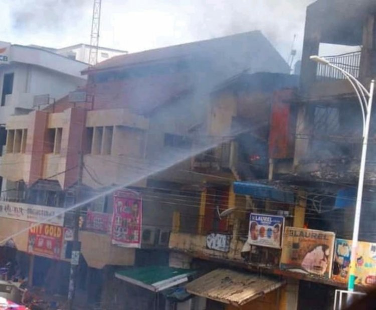 Makola Fire: Infuriated Fire Victim demands that the Fire Department be converted into a market