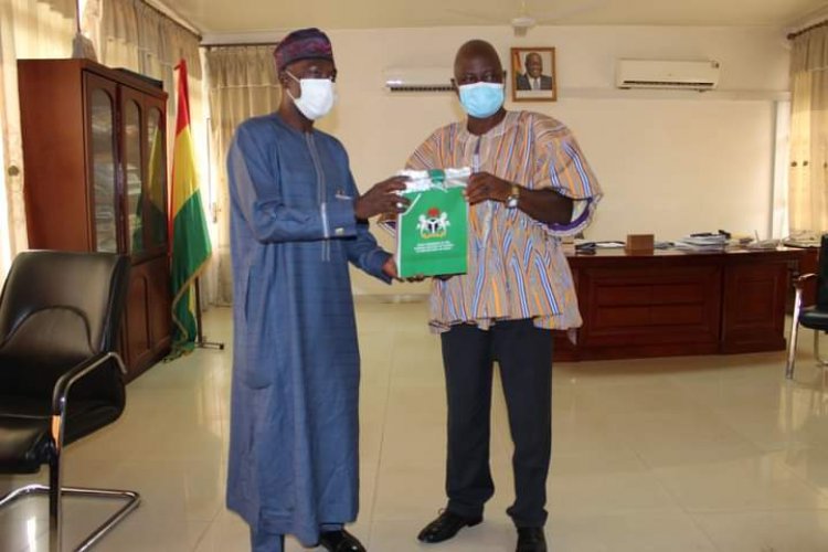 Upper East Regional Minister Welcomes Ambassador from Nigeria to Ghana, assures Safety of Nigerians