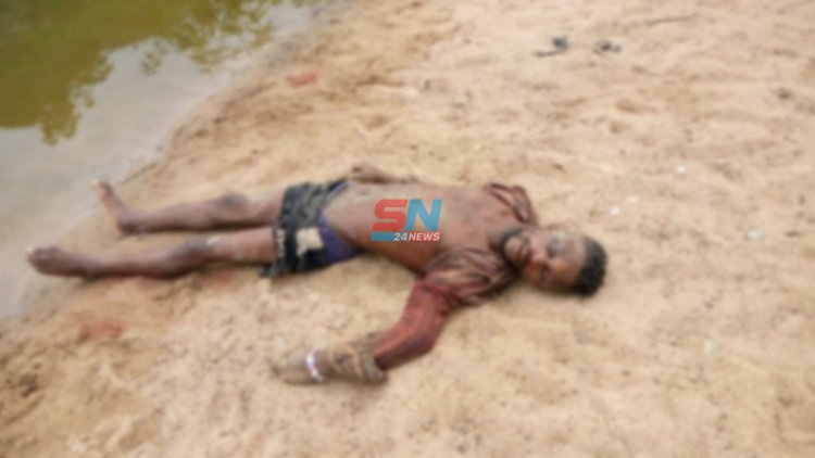 Mason allegedly killed and dumped in the Okrudu river by unknown persons at Kasoa