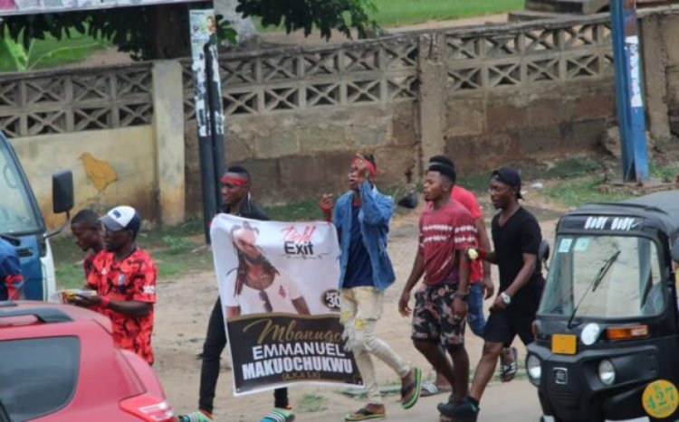 Nigeria Nationals in Koforidua Hit Street over Death of Colleague 
